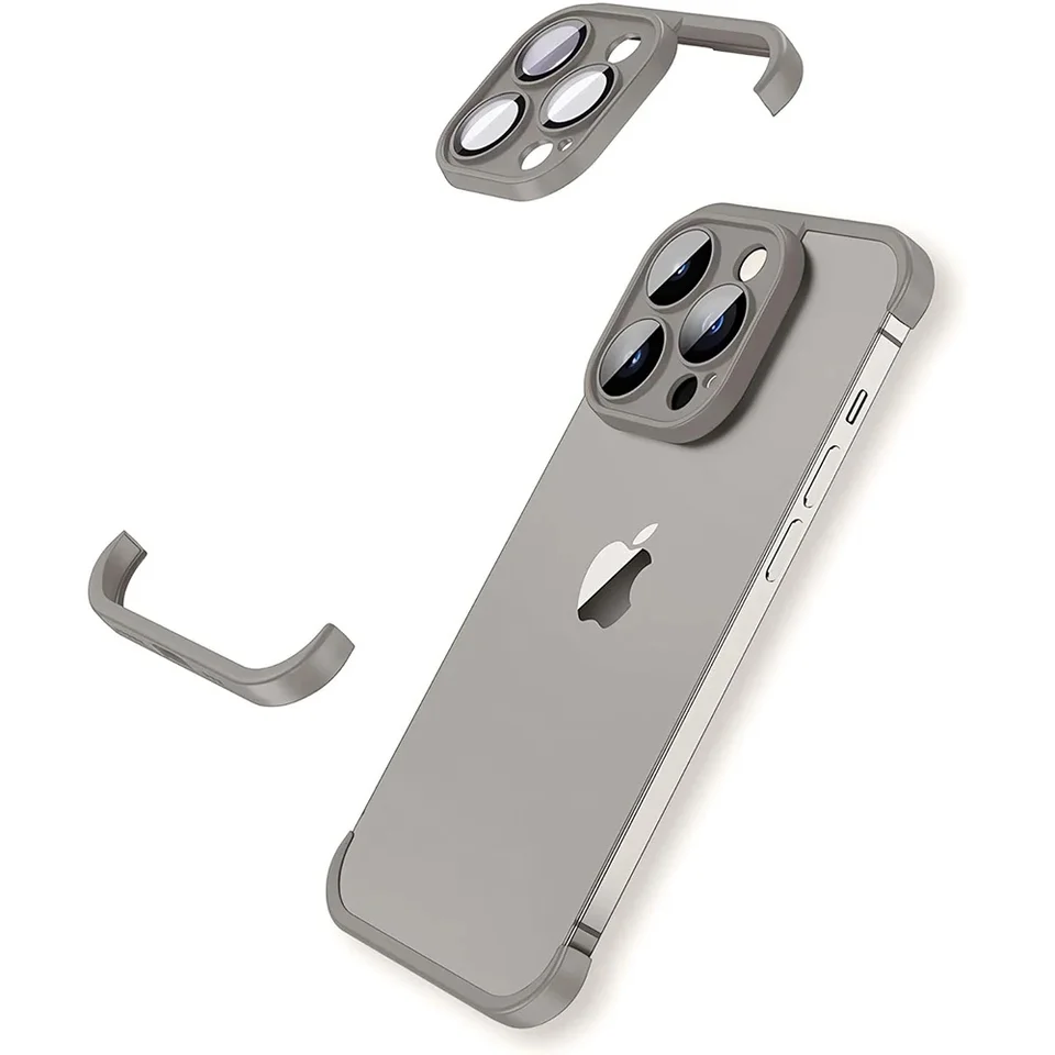 Titanium Grey bez zárobkovorámov Camera Objektív Protector TPU TPU PANECE PANECE PAN pre iPhone 16 15 Pro Max 14 plus 13 12 11 14 15 13 Pro
