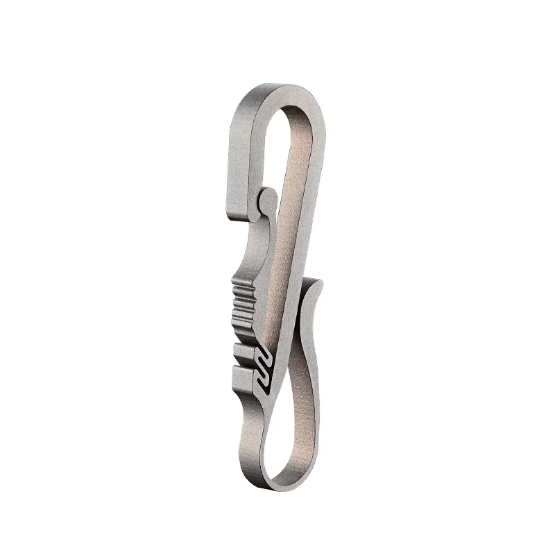 Titanium Keychain Závesná pracka Outdoorové náradie automobilový držiak na kľúče kľúča kľúča Super ľahké pre pásový reťazec kľúča edc