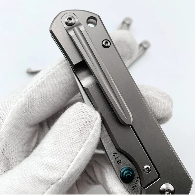 Titánový klip TC4 Titanium 812 Titanium zliatiny jednodielny zadný klip 901 902 9103