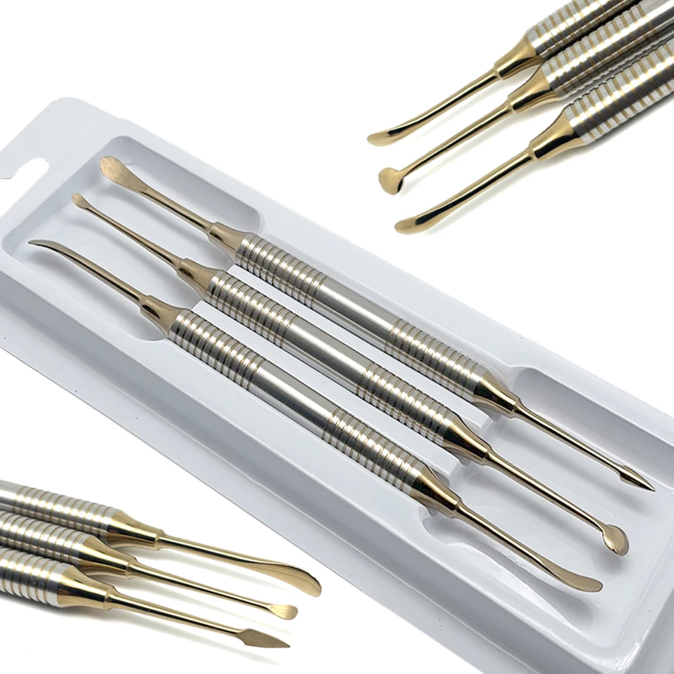 Titánový náter zubný implantát Periostálny výťah separátor Peristeel Splitter Tool Odrážajúci/zatiahnutie zubných zubných lekárov