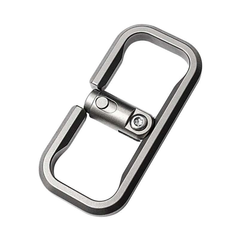 Titány Keychains Light Weight Key Organizátori trvanlivosti prenosnosť Kľúčenky pre vonkajšie kempingy a turistiku