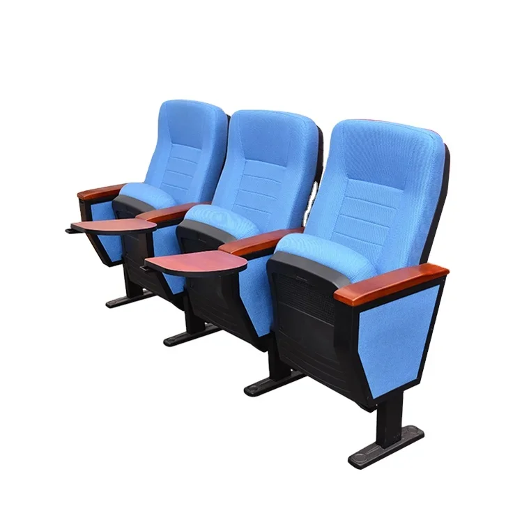 Tkanina skladacie sedadlá písanie tabletového divadla sedenie kostola Auditorium stoličky