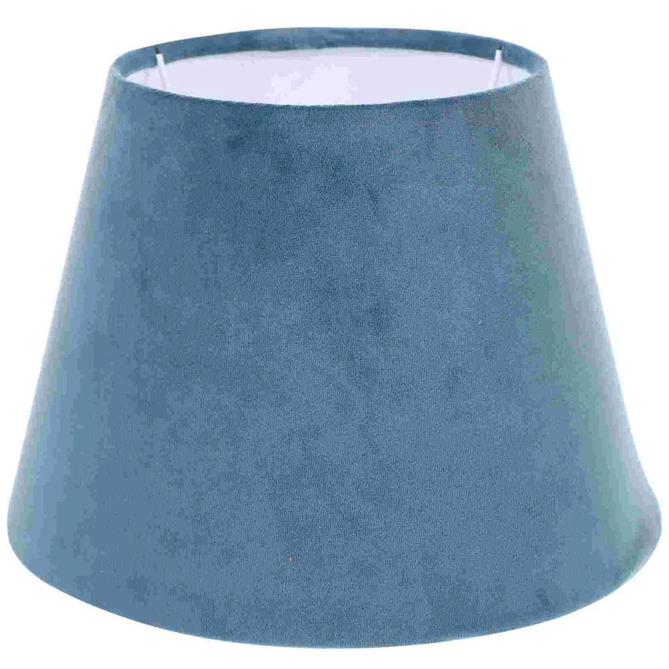 Tkanina stolová lampa lampa tlaku na zavesenie obrazovky pre nočnú nohu stojatá žiarovka modré odtiene podlaha
