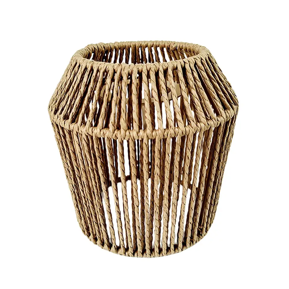 Tkanina tieň odtieňa retro boho lampa lampa krytu vinobranie pre podleží