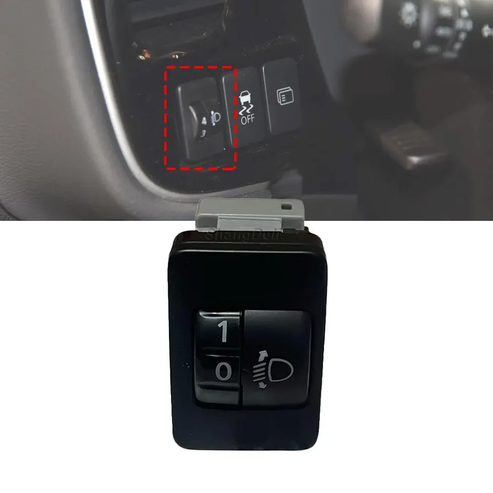 Tlačidlo prepínača prepínača Automatického nastavenia svetlometu pre Mitsubishi Outlander Xpander Eclipse Cross 2015 2016