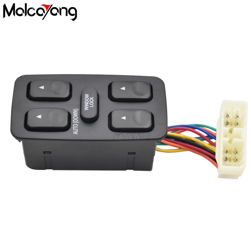 Tlačidlo spínača hlavného okna elektrického ovládacieho vozidla pre 1992 1993 1994 Hyundai Elantra Galloper 93570-28001 9357028001