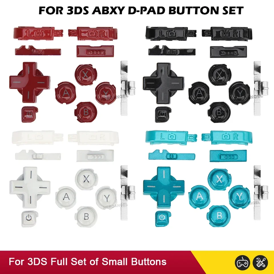 Tlačidlá Abxy Plné súbory pre tlačidlo Nintend 3DS Krížové tlačidlá Šípka Šípky D-PAD zapnite/vypnúť