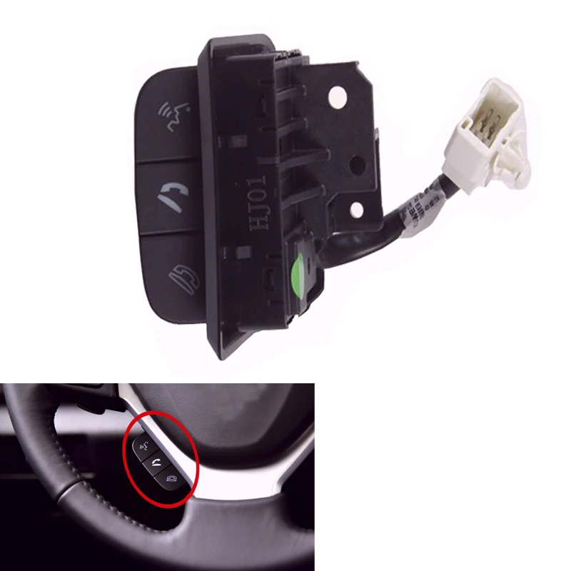 Tlačidlá tlačidla na volant automobil