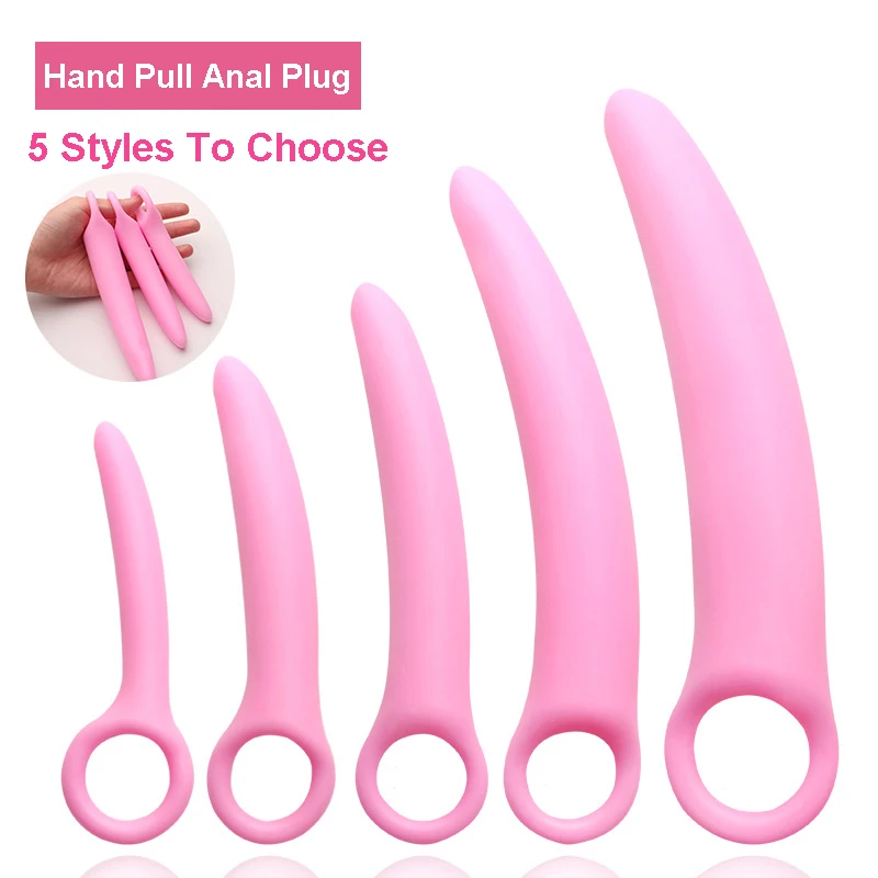 Tlemeny Nový silikónový polmesitný análny zástrčka Ženská plužná zástrčka Dildo Anal Stimulácia G-Spot masturbácia dospelých sexuálnych hračiek pre ženy mužov