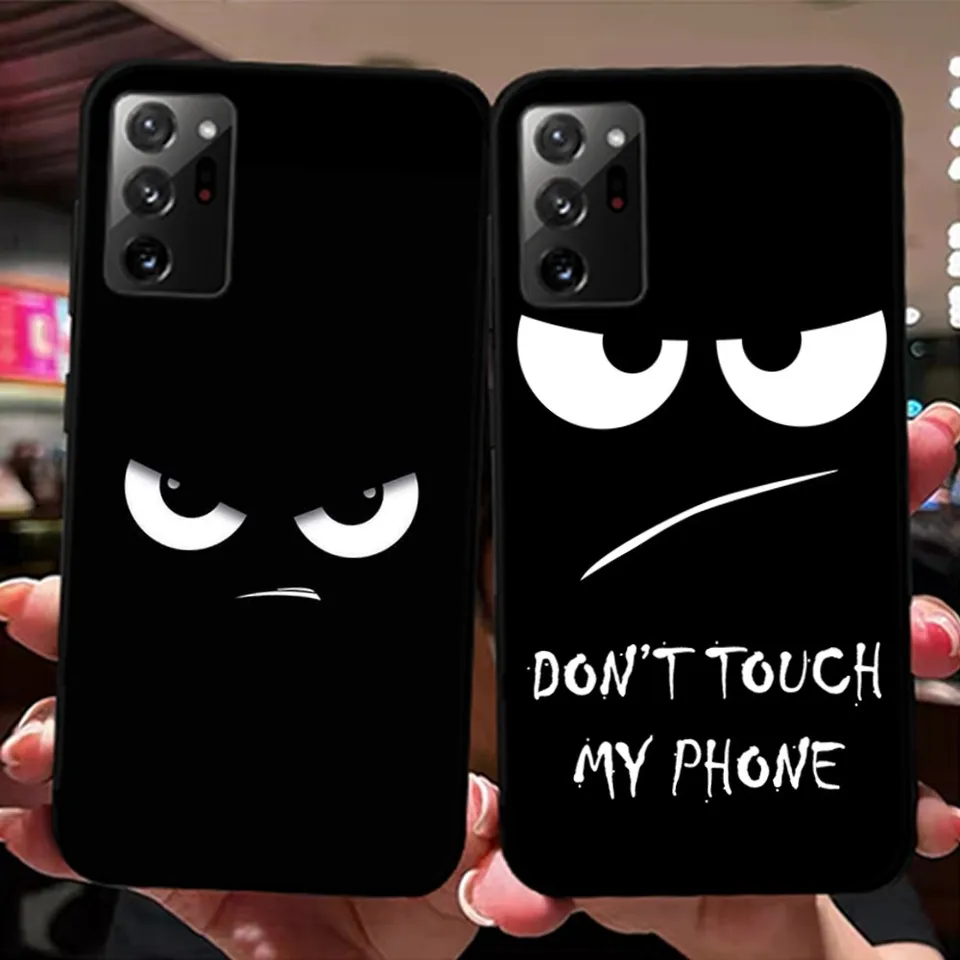 Tmavý štýl výraz čierny telefón pre Samsung Note 8 9 10 20 Pro Plus Lite M 10 11 20 30 31 31 51 A 21 22 42 02 03