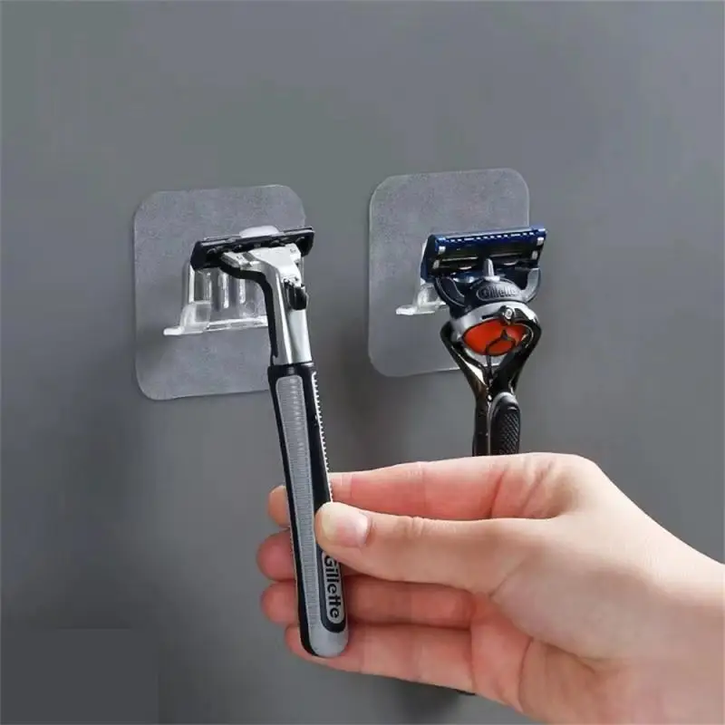 Toaleta manuálu Rolliak Razor Razor Storage Police bez dierovania silných známok s háčikmi na skladovací stojan držiteľov kúpeľní výrobky