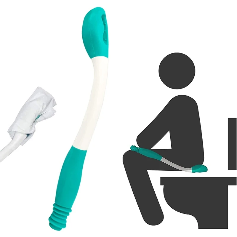 Toaletný nástroj utierovací prútik sacie zariadenie na papierové prístroj pre pacientov staršie tehotné ženy Self Assis Hygienická čistiaca pomôcka