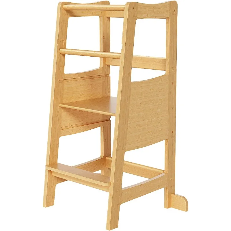 Toddlerová stojatá veža, široký dizajn platformy batoľa Step Stool, stoličky batoľa stojace pre deti
