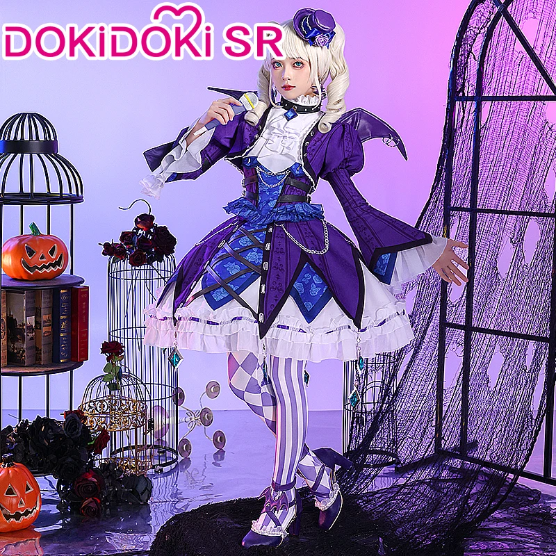Todo Yurika Cosplay Anime Aikatsu! Cosplay kostým Dokidoki-Sr Ženy roztomilé Todo Yurika Cosplay Wig Gothic Dress Yurika