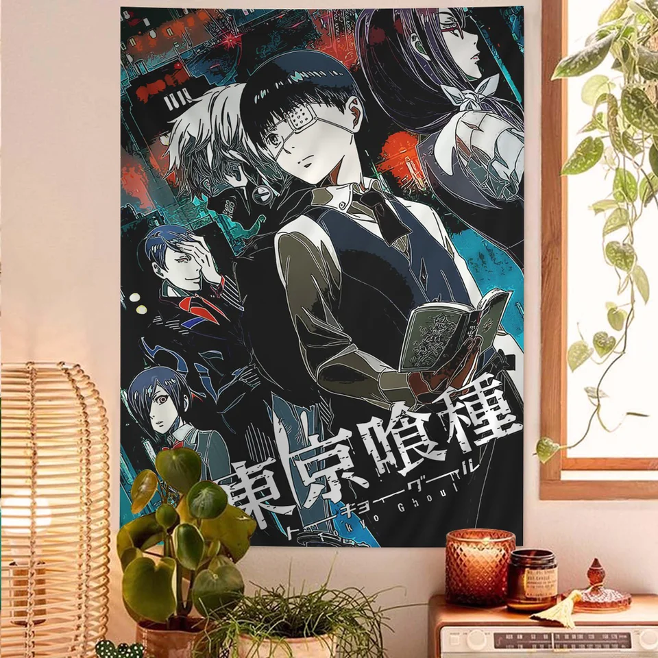 Tokio ghoul tapiséria umelecká tlač