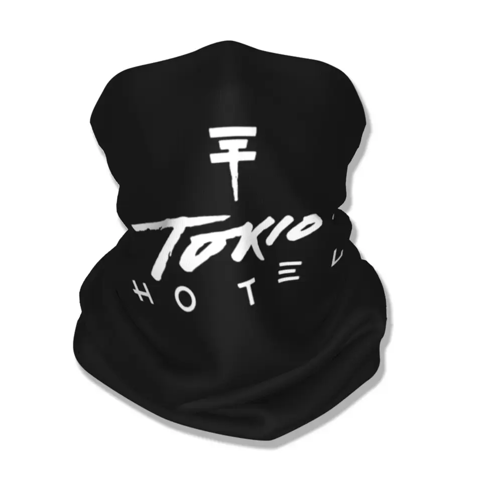 Tokio Hotel rock Bandana krk gaiter tlačený zábal šál Viacúčelové rybolovné rybolovné unisex unisex