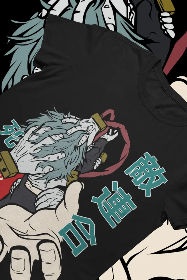 Tomura Shigaraki tričko, všetko Might, Boku No Hero Academia Tirla