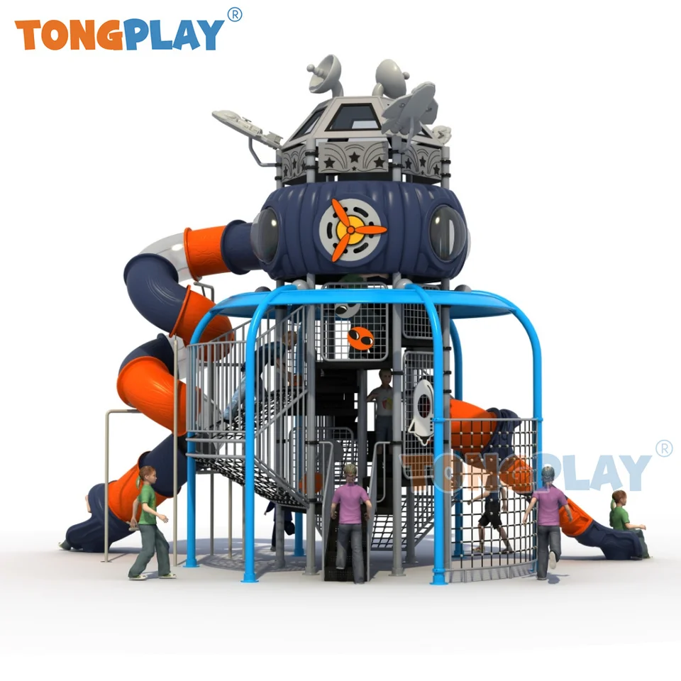Tong Play Factory Hot-predajná stredná základňa Séria horolezeckých hračiek Detský park Outdoor Playground Detské zábava