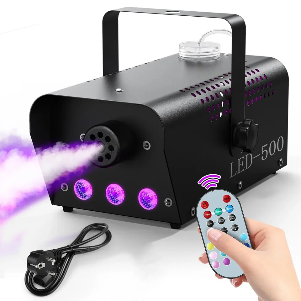 Tongxin 500W LED dymový stroj bezdrôtové diaľkové ovládacie hmlové pódium Disco DJ Party Vianoce výrobca smogu