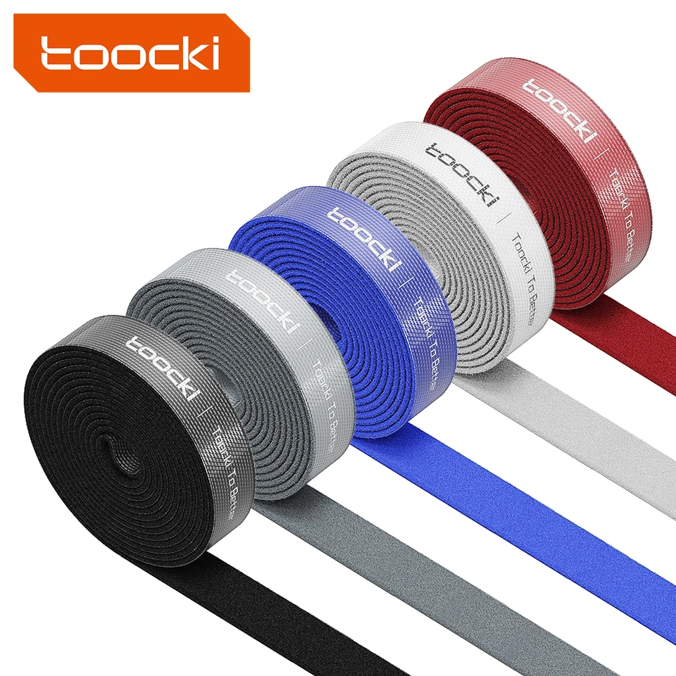 Toocki Cable Organizátor Drôt na drôt veterný sponkový sponkový kábel na slúchadlá kábel