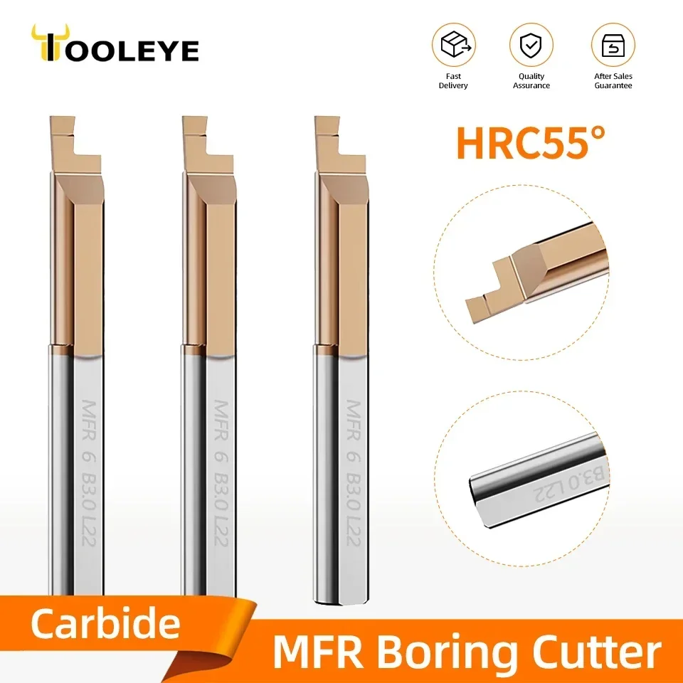 Tooleye mfr karbid nudná rezačka koncová tvár drážkajúca vŕtacia lišta Proces oceľ s malými otvormi volfrámový oceľový turingový nástroj CNC Cutter