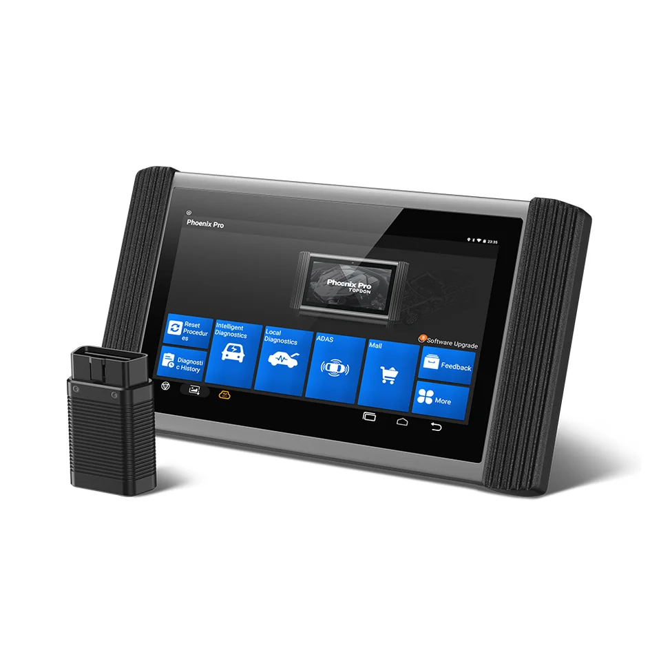 Topdon Phoenix Pro 2 roky bezplatná aktualizácia Profesionálne programovanie ECU kódovanie OBD2 Diagnostický automobil Automatický diagnostický nástroj