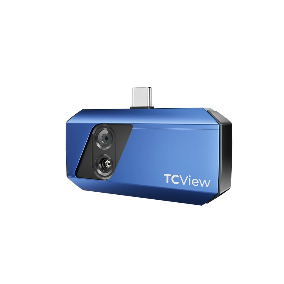 Topdon TC001Plus Vidible+Termal Lens Mini mobilný tepelný tepelný infračervený zobrazovanie dvojitého fotoaparátu USB Modul s dlhým dosahom