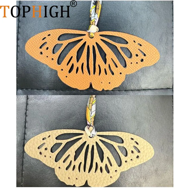 Tophigh Custom Design vyrobený motýľový keychain pre ženy batoh horúci predaj prívesku zvieracie dámske dámske kúzlo závesné autá kúzla