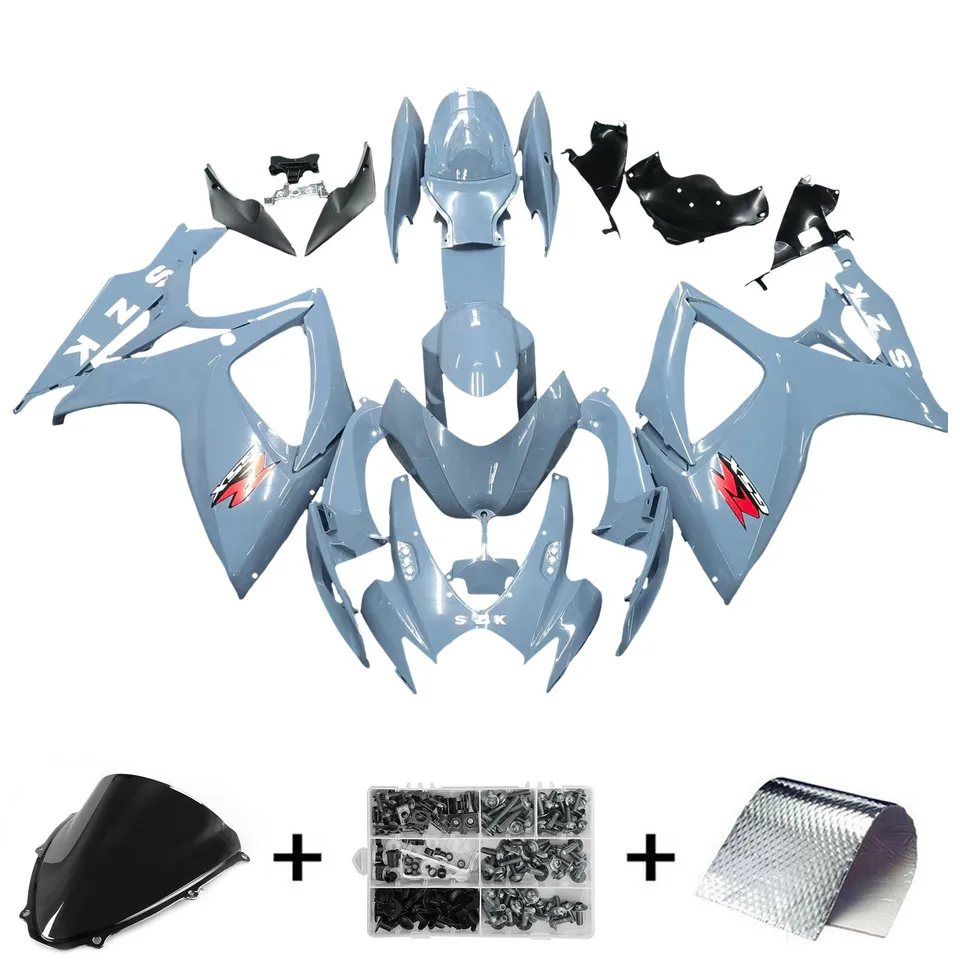 Topteng Injekčná kapotážová súprava Bodywork Plast Abs pre Suzuki GSXR 600/750 2006-2007 K6