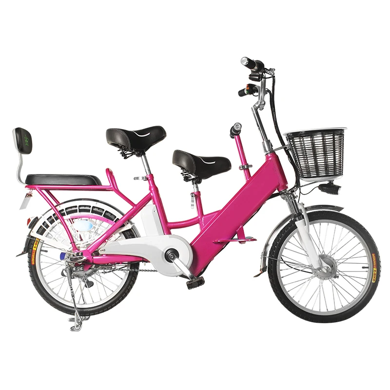 Továreň, 20 palcov, elektrické bicykle pre domácnosť s tromi sedadla