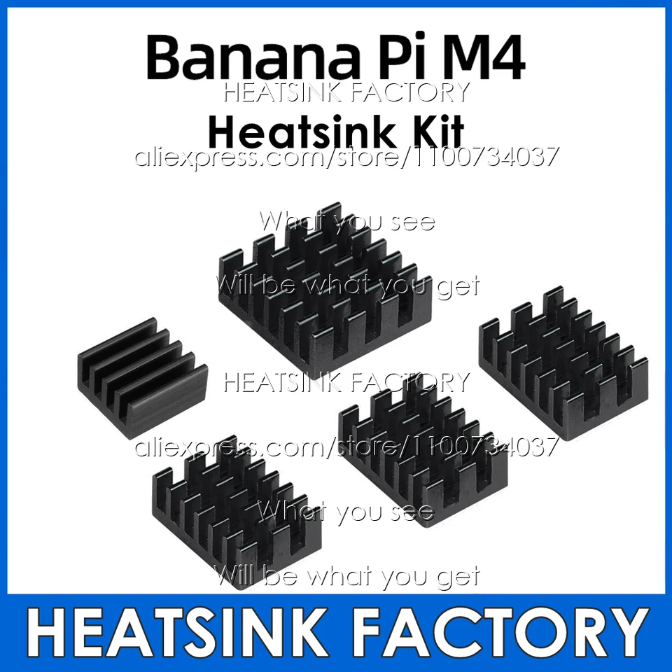 Továreň 5ks/set DIY Hliníková chladička s tepelnou lepiacou páskou Meďné chladiče.
