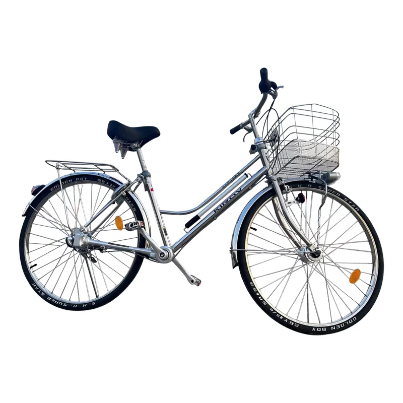 Továreň Dodávka z nehrdzavejúcej ocele Vnútorná trojrýchlostná reťazová hriadeľ Rotujúca bicykla Podpora pre zvyk pre staršie mestské bicykle