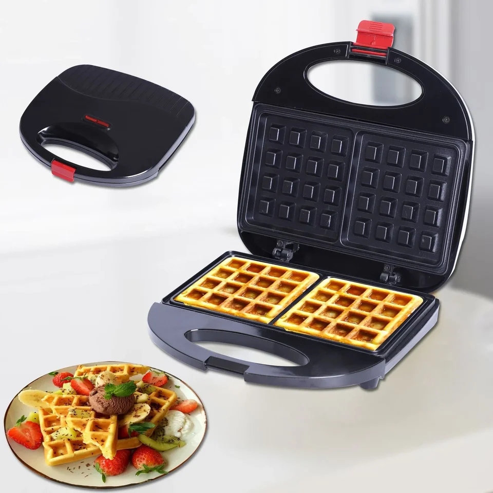 Továreň Hot Sale Kitchen Sandwich Maker 2 plátky raňajky rýchly hriankovač vafle výrobca stroja