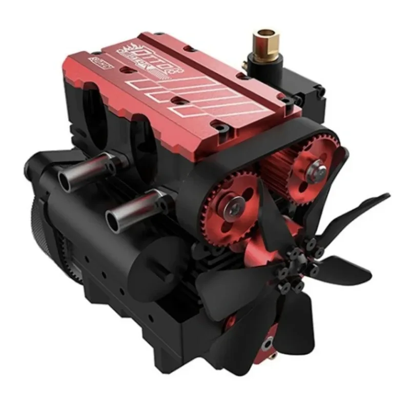 Toyan FS-L200AC 4 zdvihový vzduch chladený motor 7cc Inline 2 valcový nitro