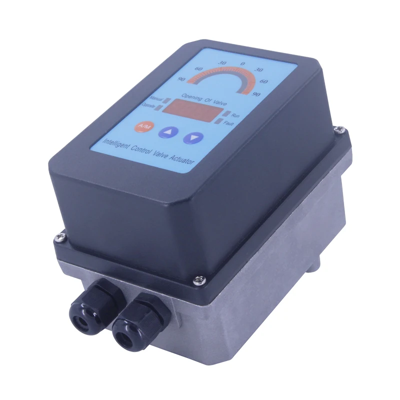 Toyi AW50 Series 12V 24V DC 4-20MA Analógové ovládanie Elektrický rotačný ovládací regulačný typ typu Intelligent Electric Octuator