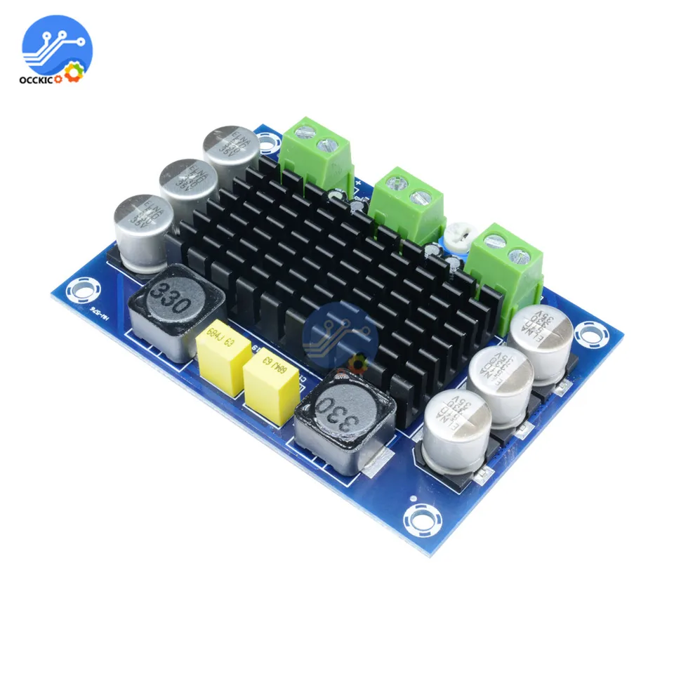 TPA3116D2 Mono zosilňovacia doska 80W 100W DC 12V-26V High-Power Audio Digital AMP Modul zvukového reproduktora Ovláda