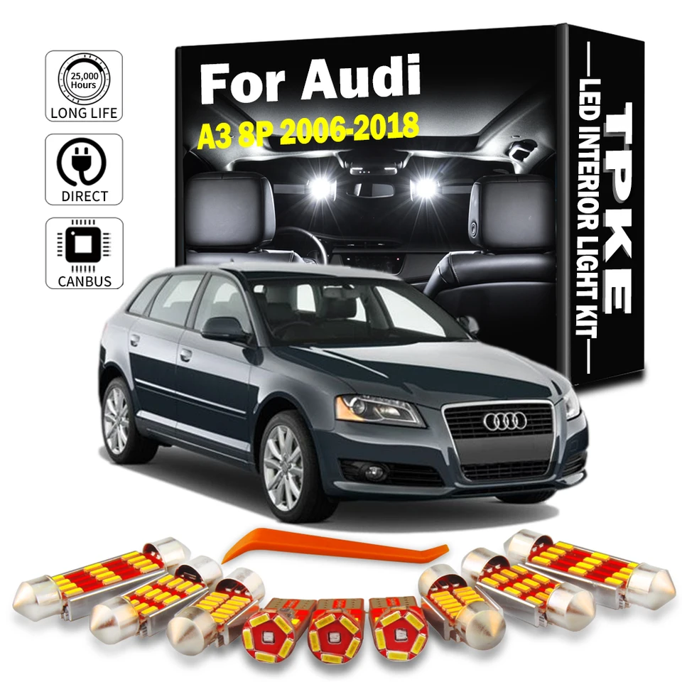 TPKE CANBUS CAR CAR INDOORBY LED LED interiérové ​​svetlo súpra