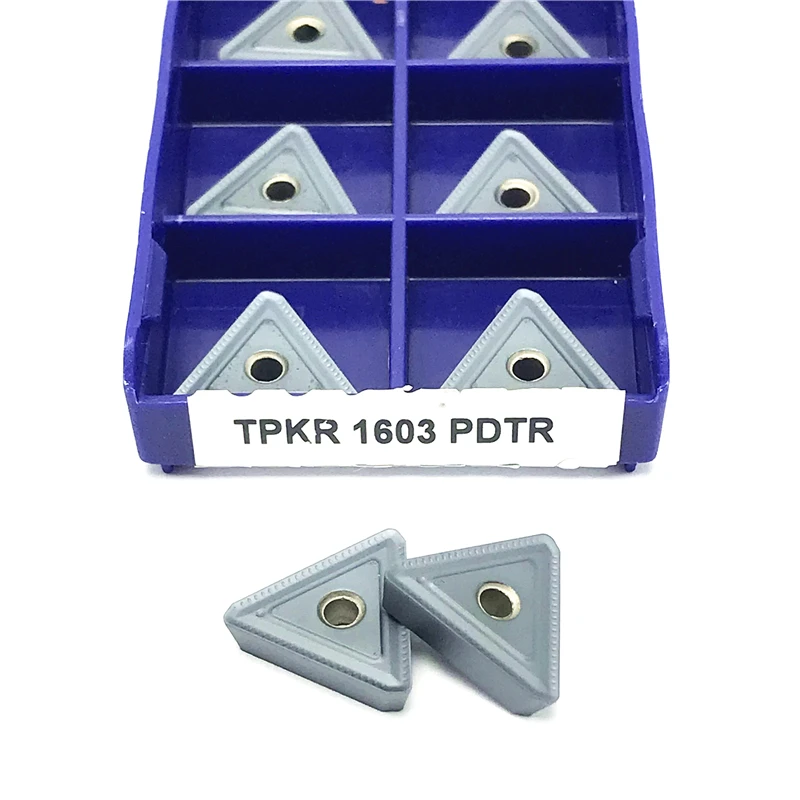 TPKR1603 PDTR LT30 Externé otáčanie nástroja na strihanie nástroja Karbid vložka TPKR 1603 kovový sústruhový sústruh