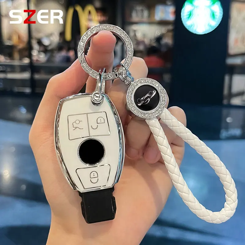 TPU CAPE KRYT PRÍSLUSOVÝCH PRÍPADOVÝCH PRÍPADOVÝCH KLICKÝCH KLASÍČA pre Mercedes Benz ABCE CLAD GLS GLK GLK CLS CLA AMG W204 W205 W212 W463 W176
