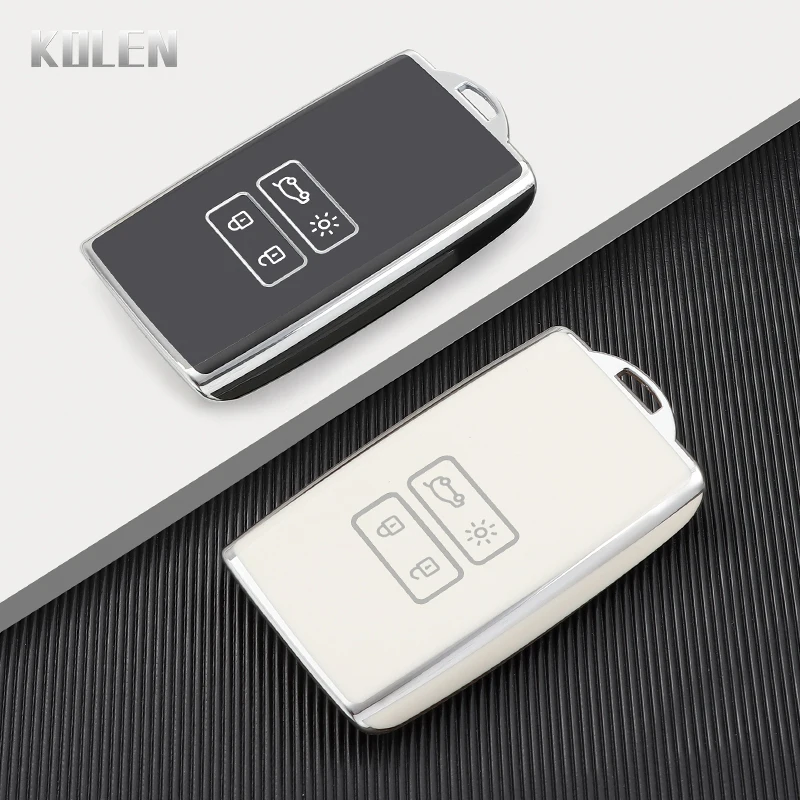 TPU Car Card Key Cover Cover Shell FOB pre Renault Koleos Captur Megane Clio Scenic Talisman Arkana pre Daia Sandero Accessories