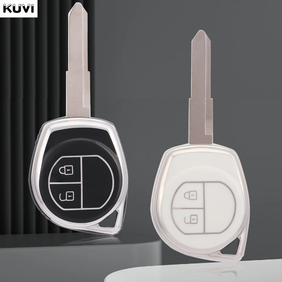 TPU Car Smart Key Case Cover pre Suzuki SX4 Window Vitara Amagatarai Swift Grand Liana 2 Gomtence Protector FOB Auto príslušenstvo