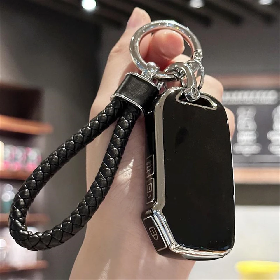 TPU Key FOB pokrytie s Keychain pre Sportage Stinger Sorento Ceed Cerato Forte Niro Soul Telluride