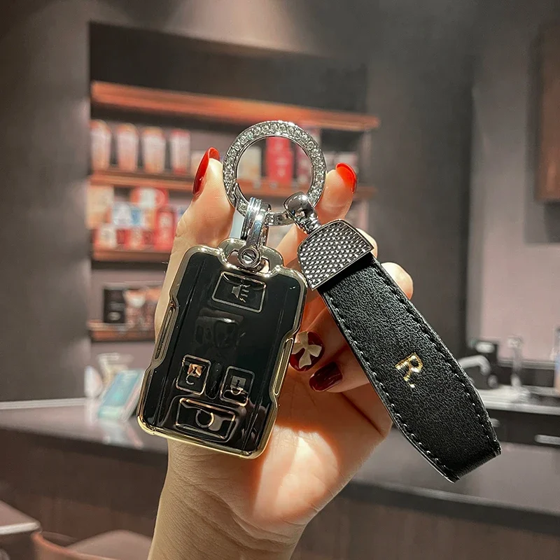 TPU Kľúčové puzdro na kľúče pre auto pre Chevy Chevrolet Colorado 2015 2016 2017 2018 2018 2019 2020 2021 4 Button Smart Remote Key Fob Keychain