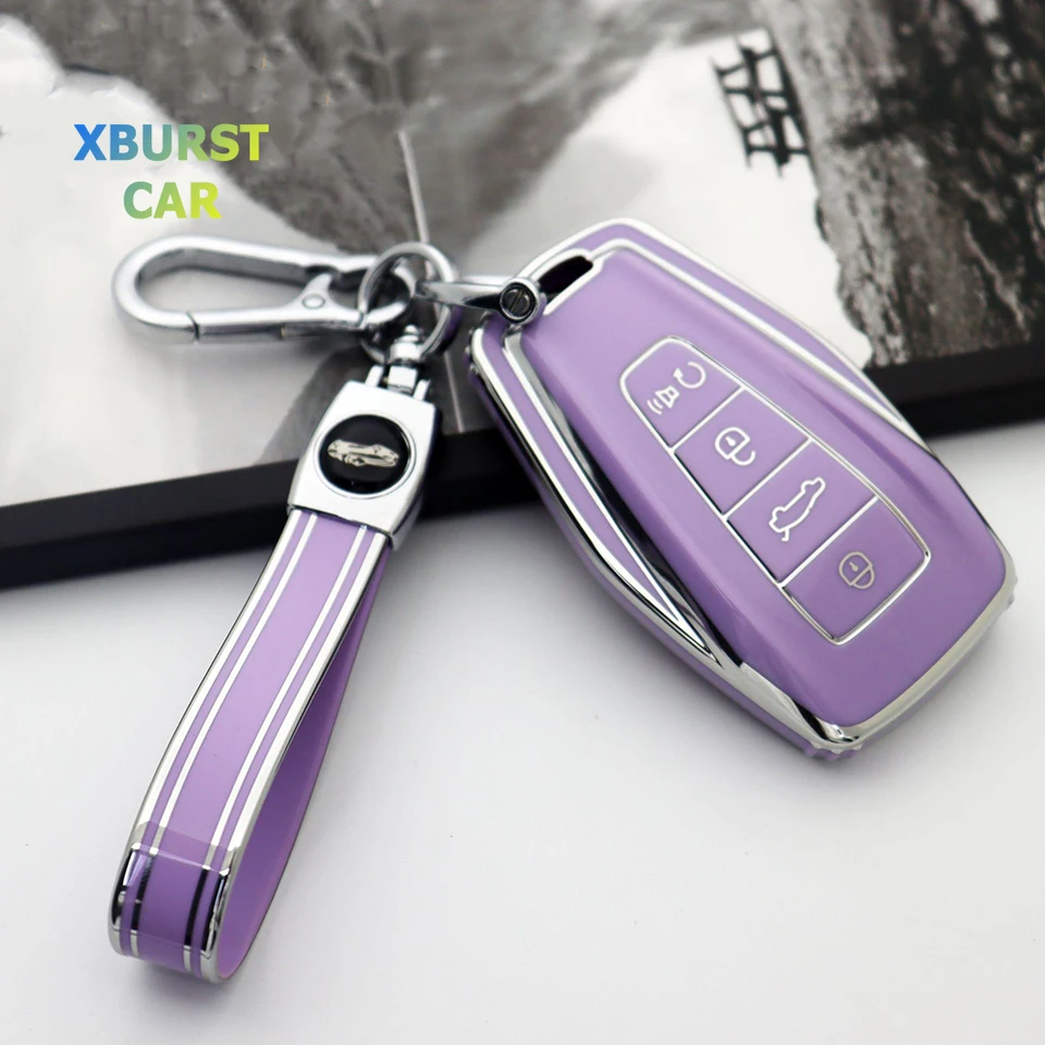 TPU Shell FOB Automatický štýl pre Geely Coolray Atlas Boyue NL3 EMGRAND X7 EX7 SUV GT GC9 BORUI CAR CASE