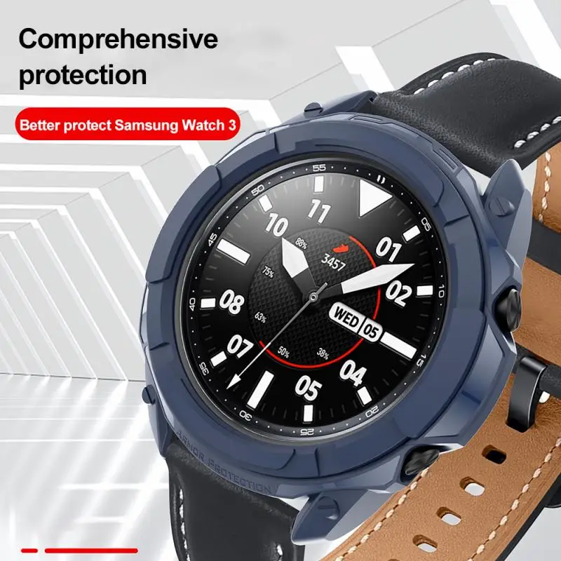 TPU shell pre Samsung Galaxy Watch 3 Protector Soft TPU Protect Sell Slim Slim Watch Ochranné puzdro Cover Cover Cover Cover Cover Cover Adseld