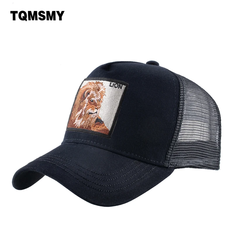 TQMSMY Top Fashion Baseball Cap s výšivkou leva lapba Snapback hip hop trucker caps Men Ženy Štyri sezóny Visorový klobúk dhsz