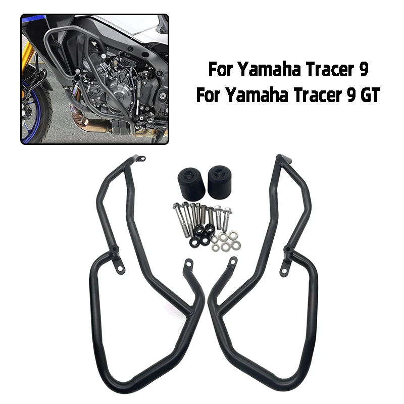 Tracer 9 motocykelový kapotážový kapotážový stĺpik Ochrana rámu nárazník Fit Fit for Yamaha Tracer 9 GT 2021 2022 2023 2024