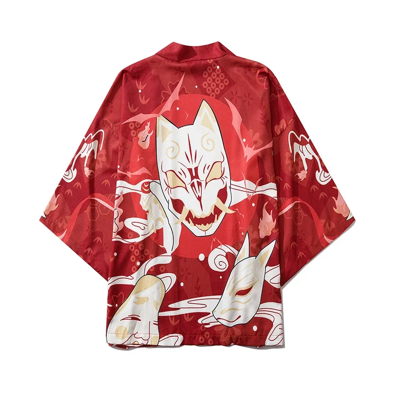 Tradičný japonský štýl ulíc Kimono, Cape Cape, Cosplay košeľa, muži, yukata, kimono, leto