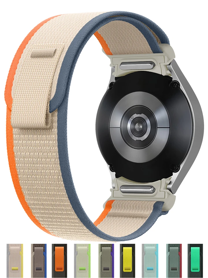 Trail Loop Band pre Samsung Galaxy Watch 6 4 Classic 47 mm 43 mm/5 Pro 45 mm nylonový náramok Correa Galaxy Watch 6 Strap 44 mm 40 mm
