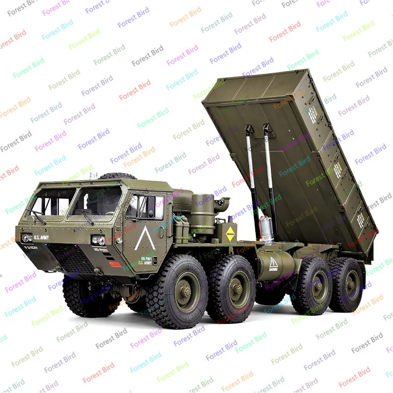 Trailer s ťažkým nákladným vozidlom pre americkú armádu vojenská kapacita 5 kg Dospelý detský hračkár P803A 8x8 8WD RC CAR 1:12 2,4G RÁDIO CONTROL CAR